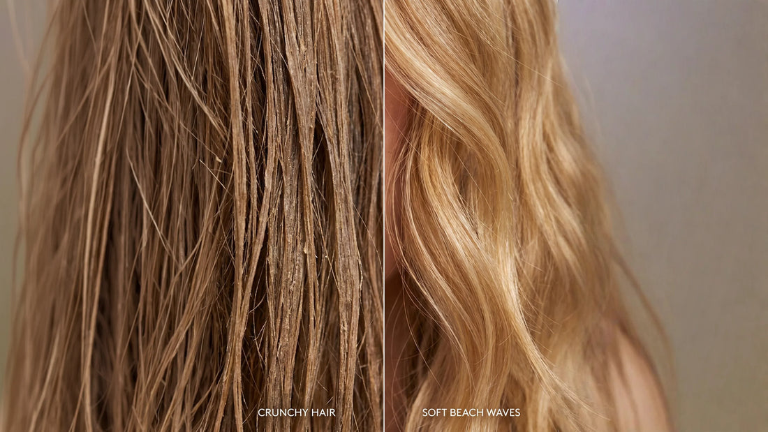 Why Does Sea Salt Spray Make Your Hair Crunchy?
